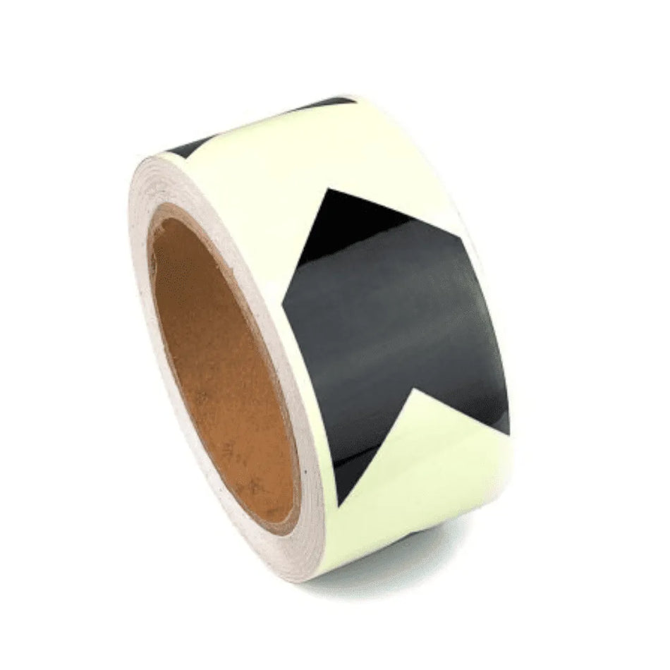 Photolumineszierendes Richtungsmarkierungsband – 50 mm x 10 m