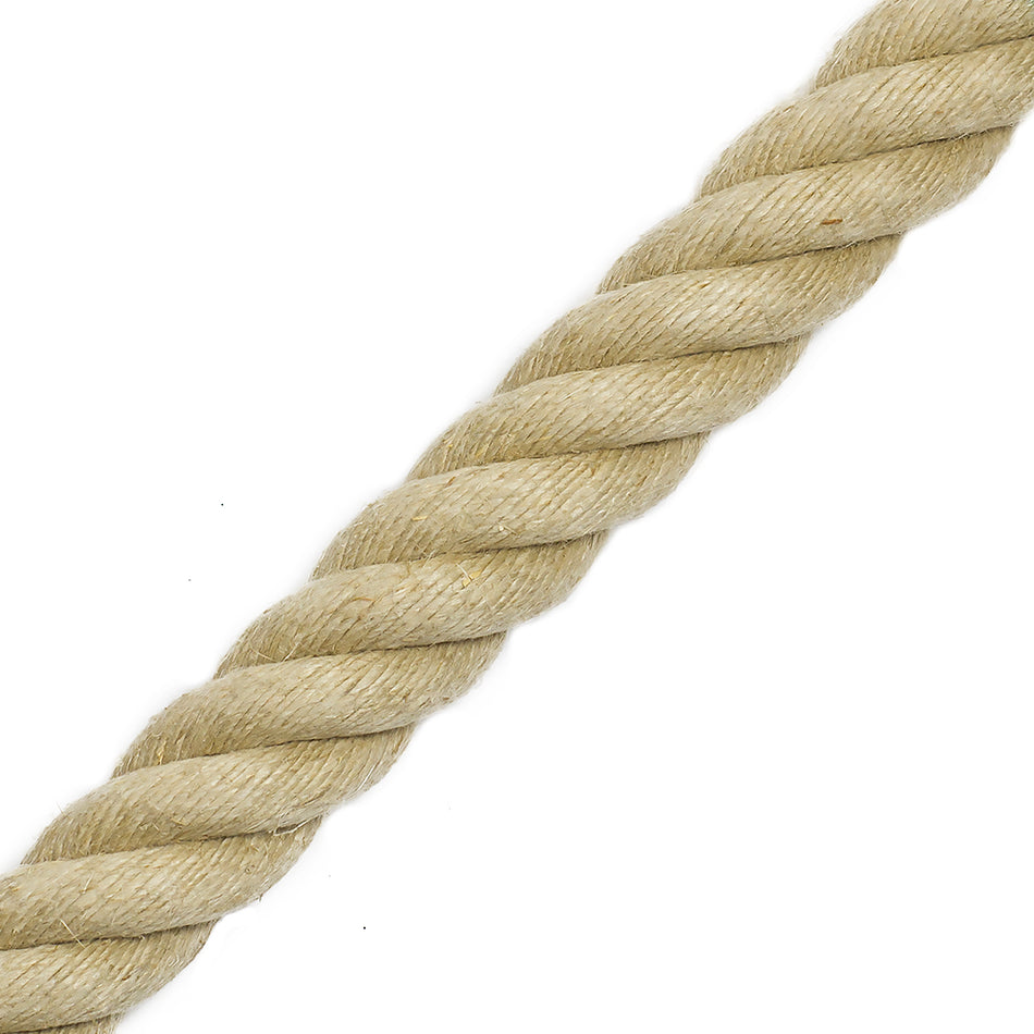 Absperrseil – Hanf (Polyhemp/Spleitex) – Zuschnitt nach Maß (ohne Endhaken)
