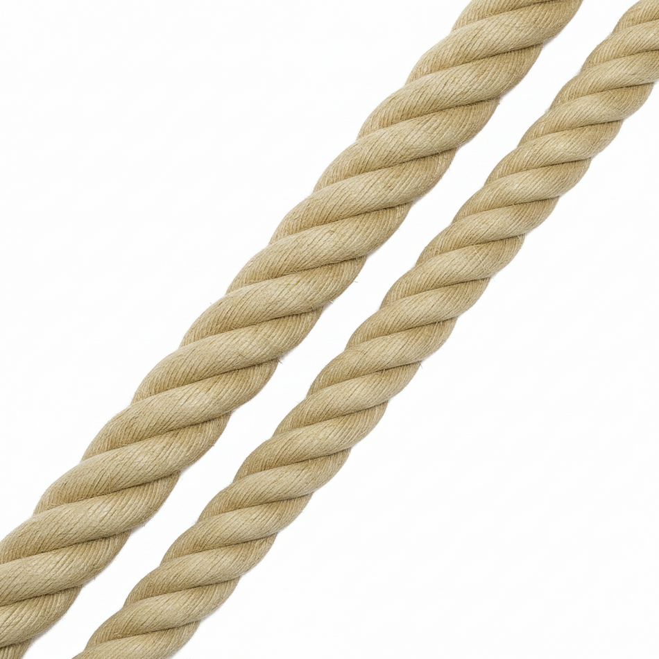 Absperrseil – Hanf (Polyhemp/Spleitex) – Zuschnitt nach Maß (ohne Endhaken)