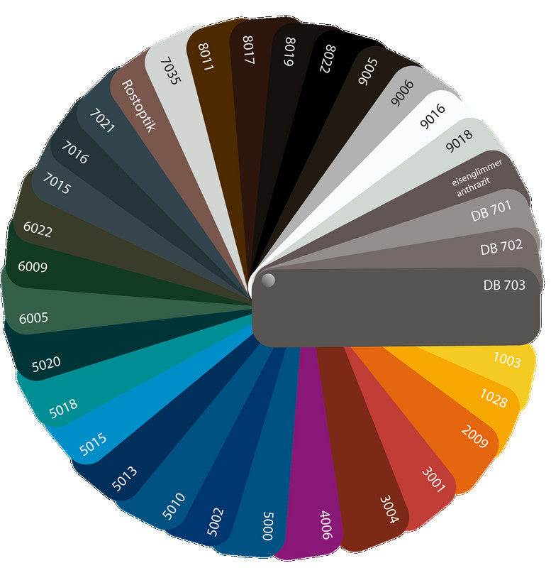 Benutzerdefinierte RAL-Farbe – Zusatzoption für Poller