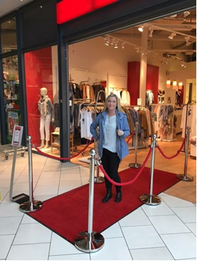 Eingangspaket Basic Silver  (Komplett mit Teppich, Pfosten & Seilen)