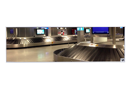 Mirror plate with frame