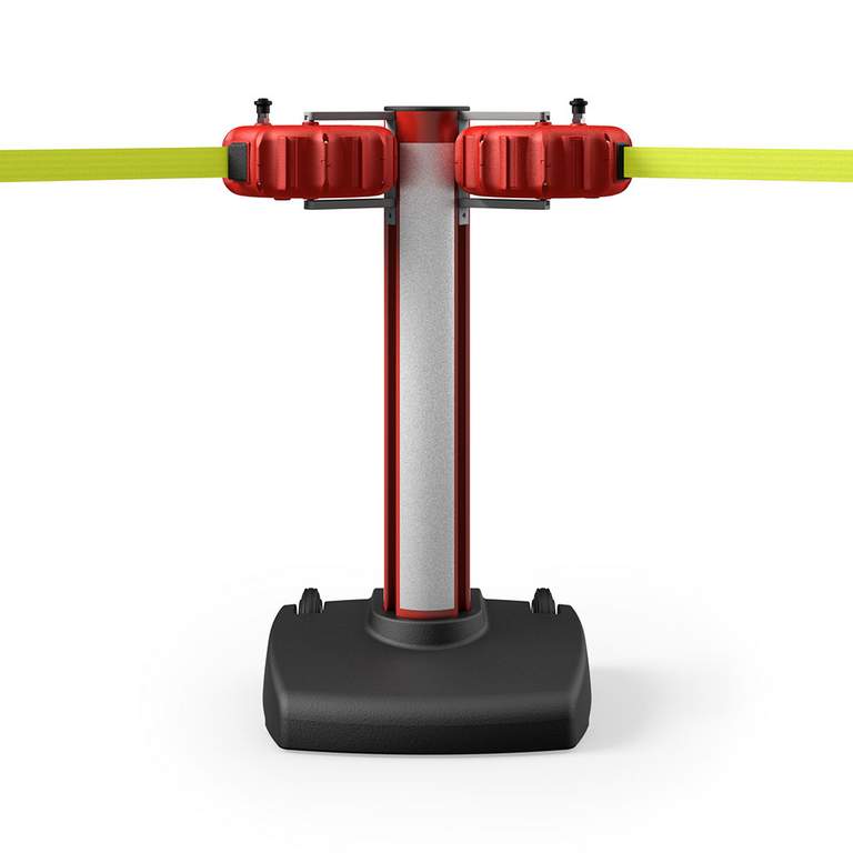 Beltrac Gurtpfosten -Jettrac- (2x25m einziehbarer Gurt)