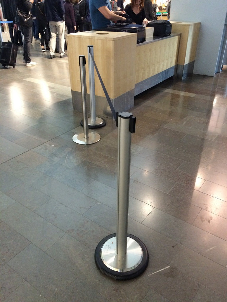 Beltrac Gurtpfosten Premium Rollbarriere (2,3m-3,7m)