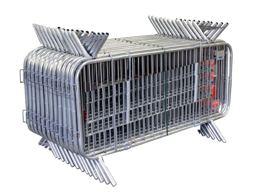 Flexibarrier Absperrgitter -Basic- Fester Fuß, Komplettpaket (57,5 m) ohne Reflektoren