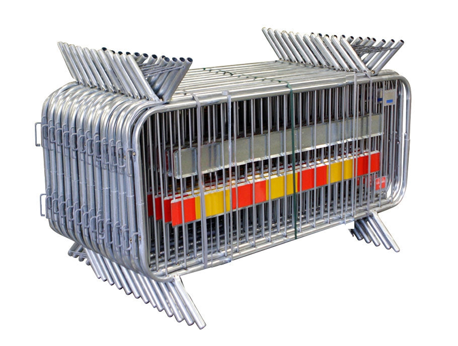 Flexibarrier Absperrgitter – Basic – Fester Fuß, Komplettpaket (57,5 m)