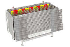 Transportkäfig für Absperrbarrieren