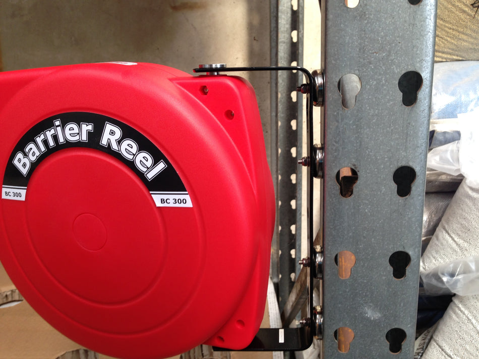 Einziehbare Absperrrolle -Magnetisch- Hochbelastbarer Absperrgurt mit Magneten (15-25m)