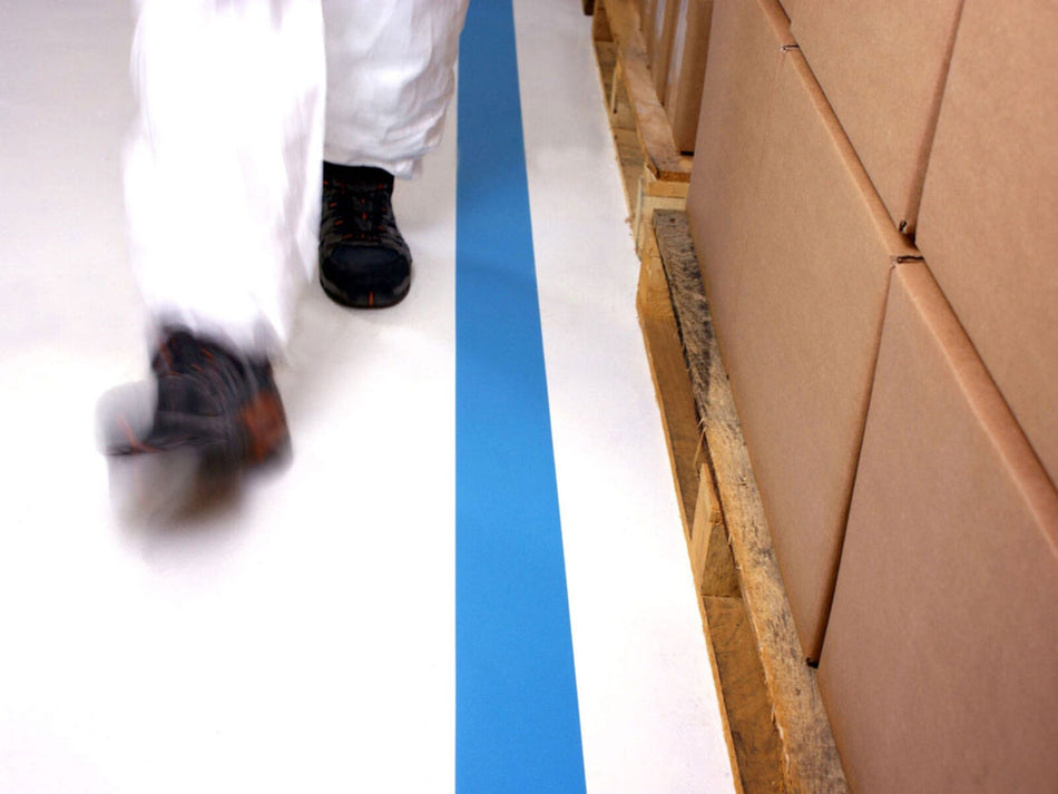 Bodenmarkierungsband -PermaRoute- (30m/Rolle - 50mm, 75mm oder 100mm Breiten)