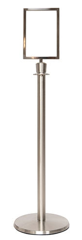 Flexibarrier Schilderständer -Premium- (A4-Schilderrahmen inbegriffen)