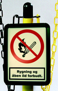 Schildhalter für Kunststoffpfosten