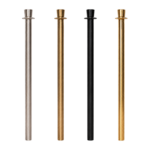 Ersatzpfosten für Flexibarrier Premium Absperrpfosten für Kordel mit Crown Top