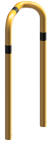 Anfahrschutzbügel - Massiv - 90° einseitig, tiefe Version
