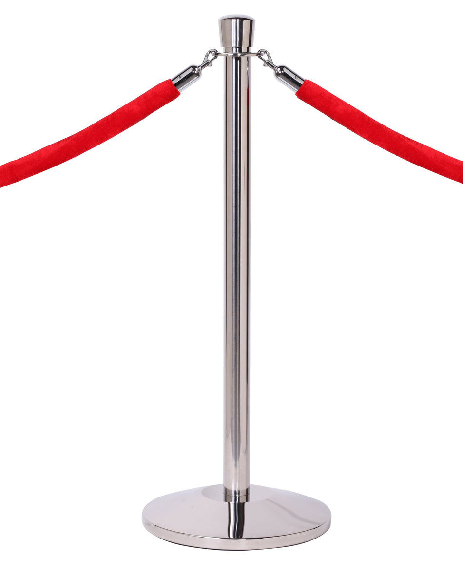 Flexibarrier Post & Rope Barrier -Basic Crown Top-