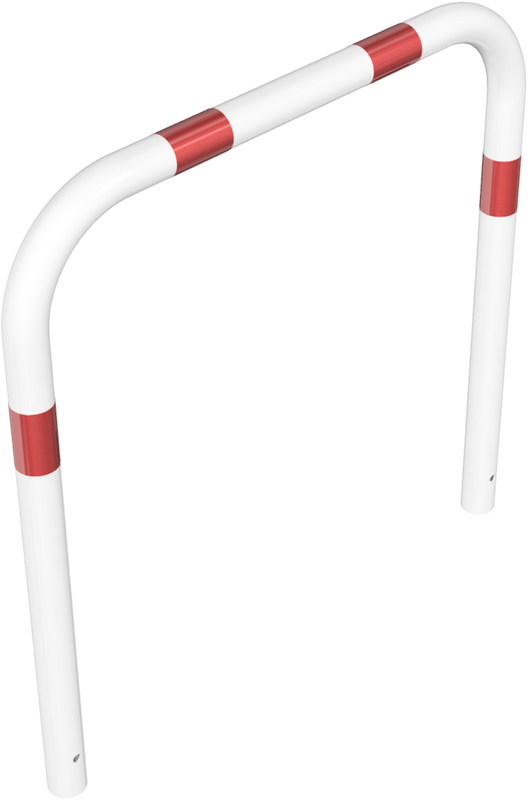 Schutzbügel aus Stahlrohr Ø 60 mm, ohne Querstange