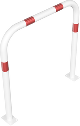 Schutzbügel aus Stahlrohr Ø 60 mm, ohne Querstange