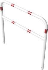 Schutzbügel aus Stahlrohr Ø 60 mm, mit Querstrebe