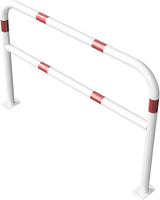 Schutzbügel aus Stahlrohr Ø 60 mm, mit Querstrebe