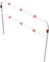 Schutzbügel aus Stahlrohr Ø 60 mm, mit Querstrebe