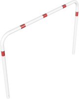 Schutzbügel aus Stahlrohr Ø 60 mm, ohne Querstange