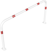 Schutzbügel aus Stahlrohr Ø 60 mm, ohne Querstange