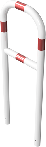 Schutzbügel aus Stahlrohr Ø 60 mm, mit Querstrebe