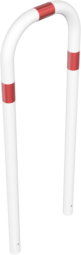 Schutzbügel aus Stahlrohr Ø 60 mm, ohne Querstange