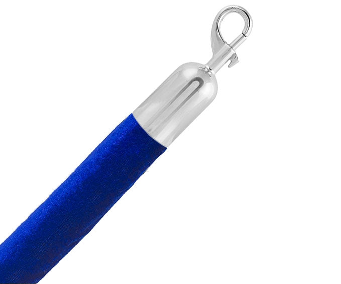 Absperrseil -Velours- mit Schnappverschlüssen (Ø 38 mm)