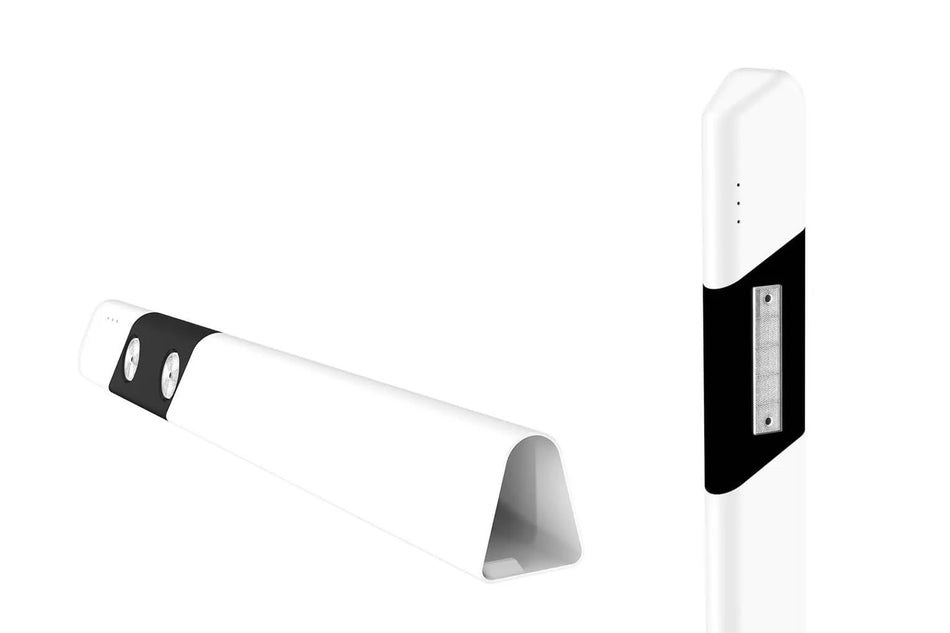 Leitpfosten – LP 621 – 160 cm mit Reflektoren der Klasse 2