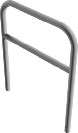 Schutzbügel aus Stahlrohr Ø 60 mm, mit Querstrebe