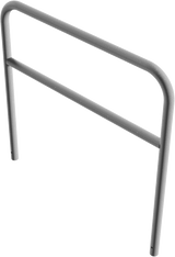 Schutzbügel aus Stahlrohr Ø 60 mm, mit Querstrebe
