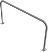 Schutzbügel aus Stahlrohr Ø 60 mm, ohne Querstange