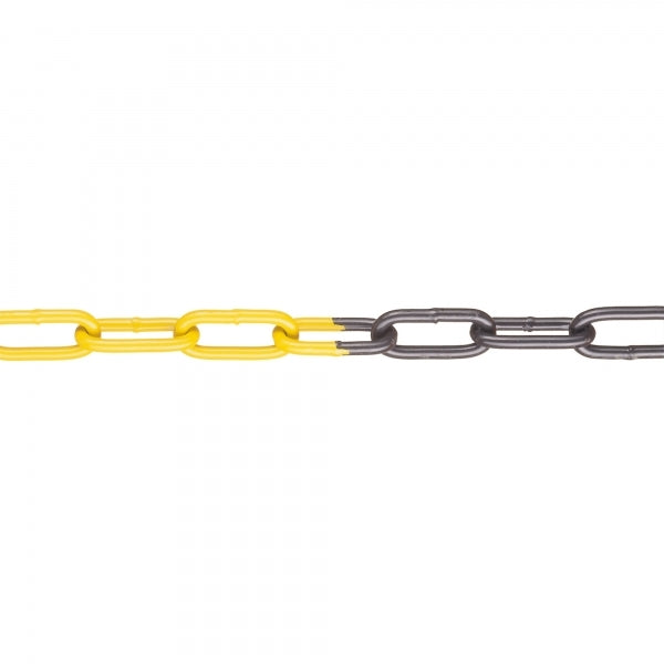 Absperrkette aus Stahl, verzinkt (15m, verschiedene Farben)