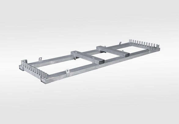 Transportpalette für temporäre Zaunfelder (3,5 m Felder)