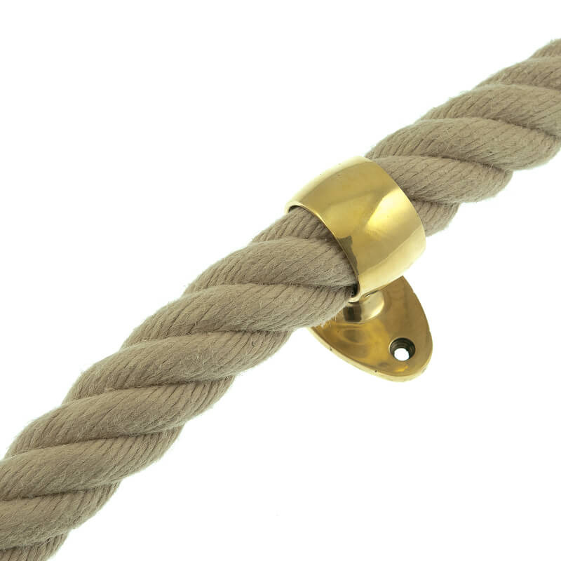 Treppenseil-Handlauf – Hanf (35 mm)